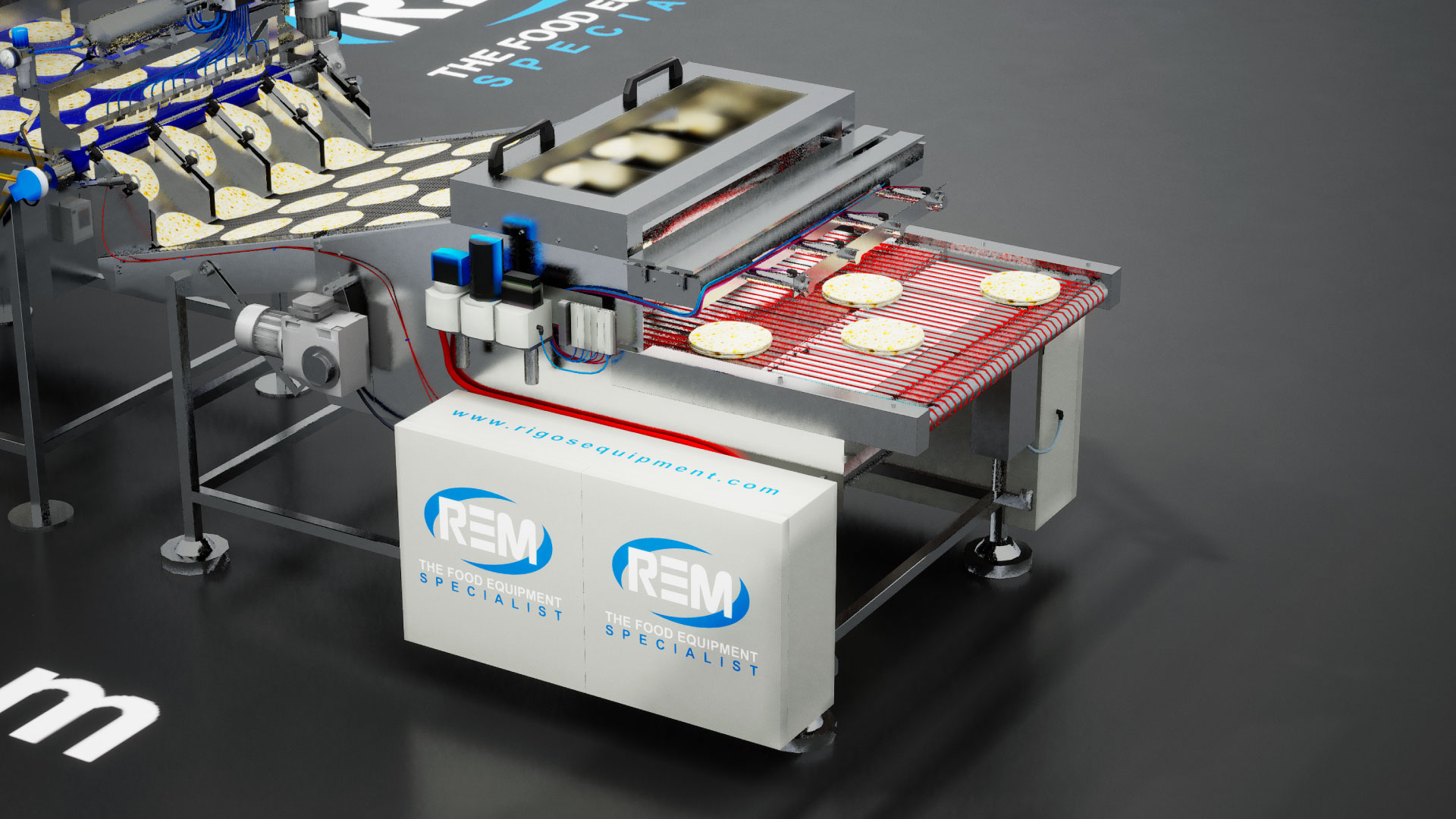Tortilla Counter Stacker